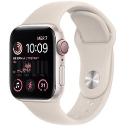 Apple Watch Series SE 2 (2022) GPS + Cellular 44 mm - Aluminium Starlight - Sport band Starlight