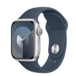 Apple Watch Series 9 (2023) GPS 41 mm - Aluminium Silver - Sport band Blue