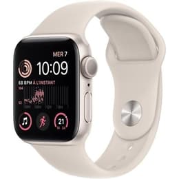 Apple Watch Series SE 2 (2022) GPS + Cellular 40 mm - Aluminium Starlight - Sport band Starlight