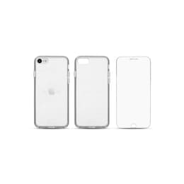 Back Market Case iPhone 7/8/SE 2020/2022 and protective screen - GRS 4.0 Recycled plastic - Transparent