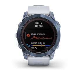 Smart Watch Garmin HR GPS Fenix 7X Sapphire Solar Edition - Blue