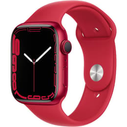 Apple Watch Series 7 (2021) GPS 45 mm - Aluminium Red - Sport band Red