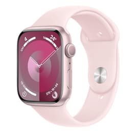 Apple Watch Series 9 (2023) GPS + Cellular 41 mm - Aluminium Pink - Sport band Pink