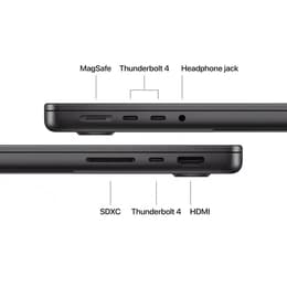 MacBook Pro 14-inch (2025) - Apple M5 10-core and 10-core GPU - 16GB RAM - SSD 512GB - Standard display - QWERTY - English