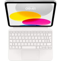 iPad Magic Keyboard Folio (iPad not included) 10.9" (2022) - White - QWERTY - English (UK)