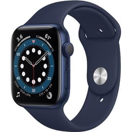 Apple Watch Series 6 (2020) GPS 44 mm - Aluminium Blue - Sport band Blue