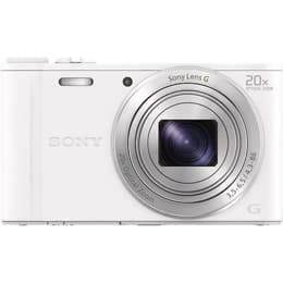 Compact WX-350 - White + Sony 20x Optical zoom Lens G f/3.5-6.5