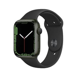 Apple Watch Series 7 (2021) GPS + Cellular 41 mm - Aluminium Green - Sport band Black