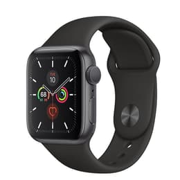 Apple Watch Series 5 (2019) GPS + Cellular 40 mm - Aluminium Space Gray - Sport band Black