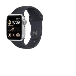 Apple Watch Series SE 2 (2022) GPS + Cellular 40 mm - Aluminium Silver - Sport band Black