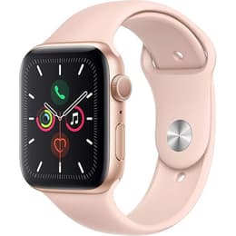 Apple Watch Series 5 (2019) GPS + Cellular 44 mm - Aluminium Gold - Sport band Pink