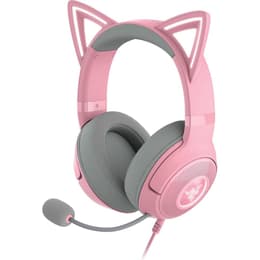 Razer Kraken Kitty V2 gaming wired Headphones with microphone - Pink/Grey