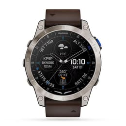 Smart Watch Garmin HR GPS D2 Mach 1 Aviator - Brown