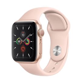 Apple Watch Series 5 (2019) GPS 44 mm - Aluminium Gold - Sport band Pink