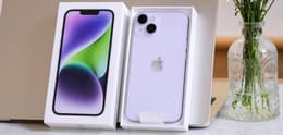 iPhone 14 purple