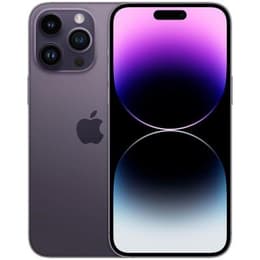 Front and back of iPhone 14 Pro Max Deep Purple