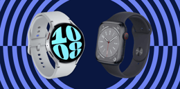 A side-by-side comparison of the Apple Watch and Samsung Galaxy Watch.