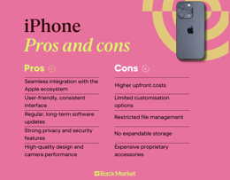 iPhone pros and cons