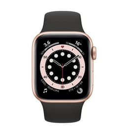 Gold aluminum apple online watch with black band