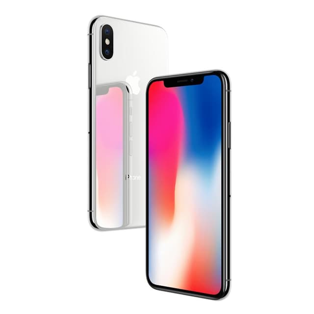 Iphone X 256 Gb Silver Unlocked Back Market